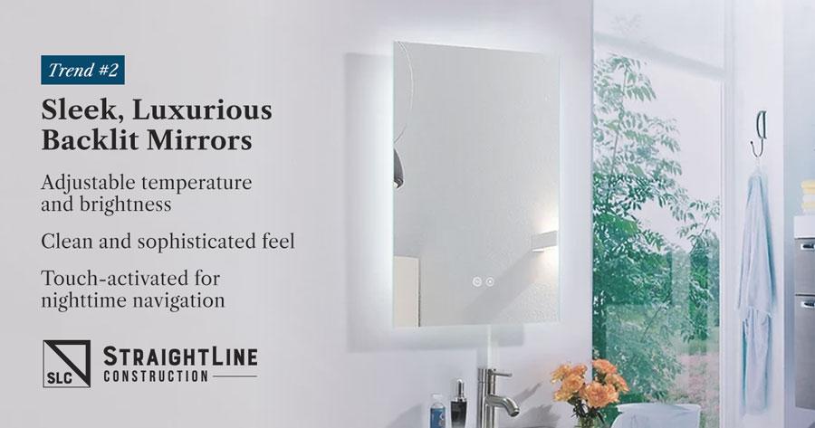 Bathroom Trend: Backlit Mirrors That Add Ambiance & Luxury