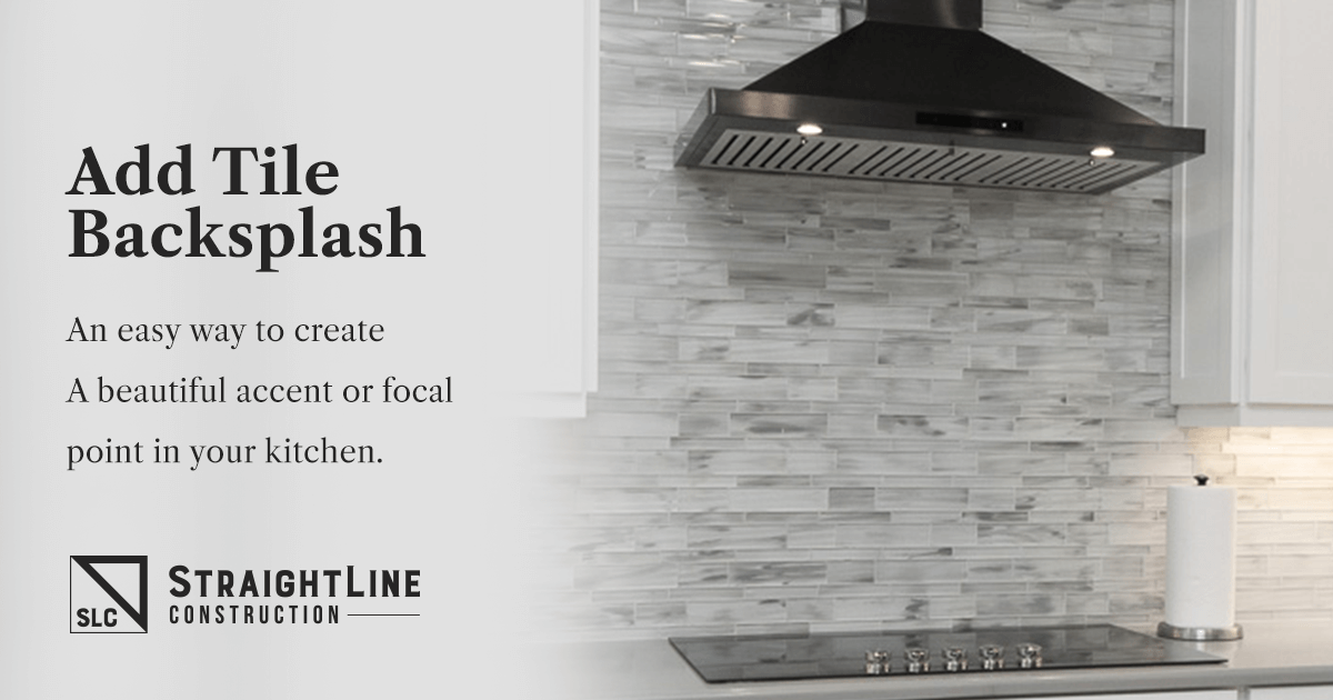 Add a tile backsplash
