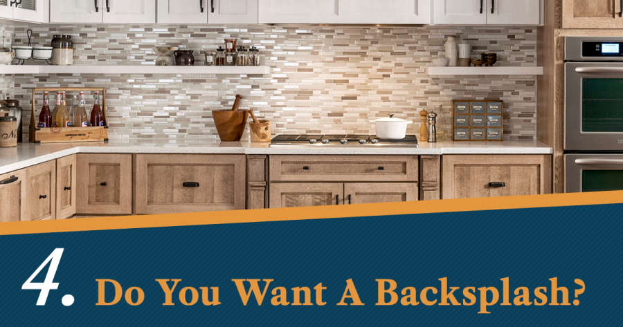 Countertop backsplash