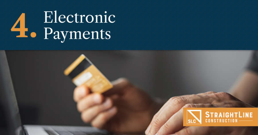 Home Remodel Electronic Payments Options
